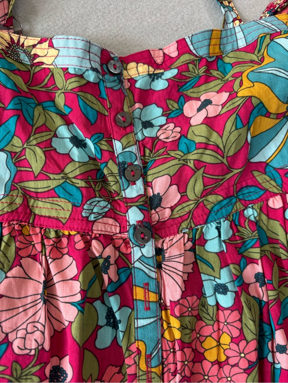 Natural Life floral Pink Multi dress XS NWT - Picture 3 of 11